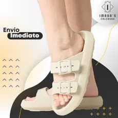 Chinelo Birken Nuvem Sandália Slide Flexível Com Fivela Ajustável  Confortável Moderno Promoção !