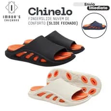Chinelo Finger slide  Fechado | Nuvem de Conforto | Estilo Anatômico Slide Fechado Birken Masculino