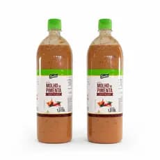 Molho de Pimenta Defumado 1L Soeto Dedo de Moça Carne Assada Tempero Lanche Petisco Salgado