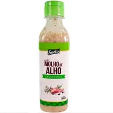 Molho De Alho Ervas Finas 200ml Soeto Lanche Espetinho Churrasco Carne Assada Frango Peixe Porção