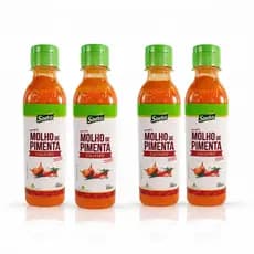Molhos de Pimenta Caseiro Picante 200ml Soeto Dedo d Moça Carne Assada Tempero Salgado Petisco