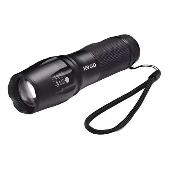 Lanterna Recarregável Tática X900 Led Potente Com Super Zoom