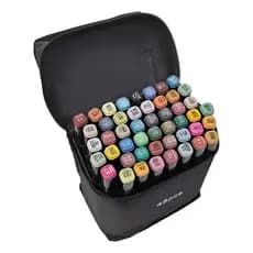 Kit 80 Canetas Permanentes Touch 80 Cores Ponta Dupla