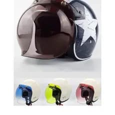 Viseira Para Capacete Aberto Custom Etceter Moto Pro Tork Bubble Bolha