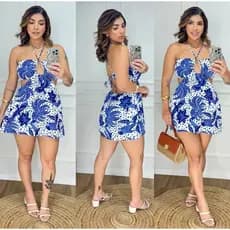 Macaquinho Feminino  Short Saia 002