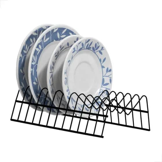 Organizador Suporte Para Pratos Armário Vertical Aço