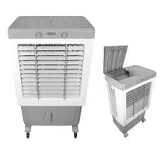 Climatizador Ventisol 125L 400W Branco Cinza Industrial Portátil Com Rodízios Reservatório Grande CL
