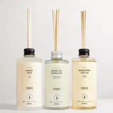 Refil De Difusor de Ambientes Perfumado Lenvie - Várias Fragrâncias - Com Varetas
