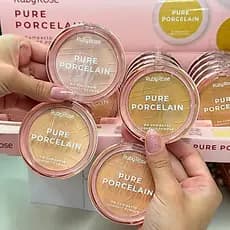 Pó Compacto Ruby Rose - Pure Porcelain Textura Fina