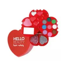 Kit Estojo de Maquiagem Infantil Love Colors Coração - Little Beauty