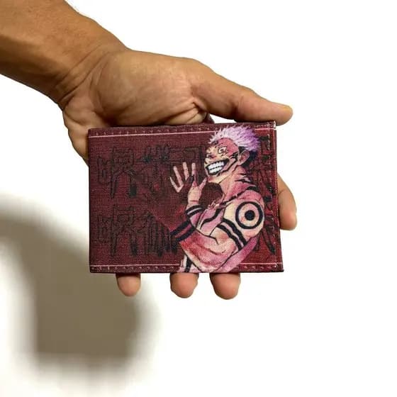 Carteira slim Jujutsu kaisen sukuna personagem anime geek desneho