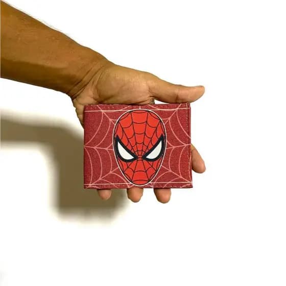 Carteira slim homem aranha spider-man desenho anime geek nerd super heroi