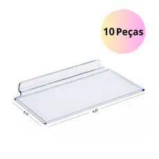 10 Expositor Sapato Calçado Para Painel Canaletado