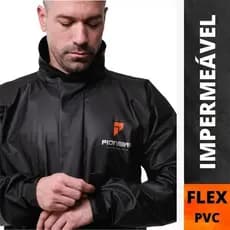 Capa de Chuva Conjunto Completo Pvc Combate Pioneira Para Motoqueiros Adultos