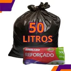Saco De Lixo 50l 50un. Reforçado Baglixo