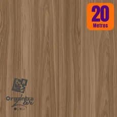 Papel de Parede PREMIUM Rolo 5 Metros Autoadesivo Imitação Madeira Salas e Quartos 5m x 45cm