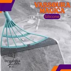 Vassoura Mágica Rodo Tira Pelo Limpa Vidro Seca Bem Silicone