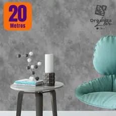 Papel de Parede PREMIUM Rolo 5 Metros Autoadesivo Cimento Queimado Sala, Quartos, banheiro