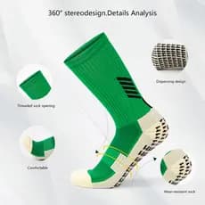 KIT 1 até 4 Meia De Futebol Antiderrapante Esportiva Funcional De Compressão Masculina para Corrida Academia ao Ar Livre