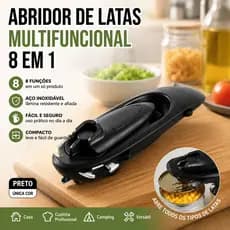 Saca Rolha 8 em 1 abridor de latas Abertura fácil da tampa Abridor De Latas E Garrafas Economia de tempo e mão de OBRA