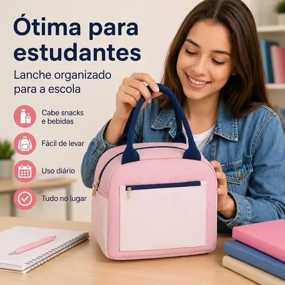 Bolsas Térmicas Saco Resfriador Lancheira Bolsa Térmica Mochila térmica portátil Portátil Com Isolamento Térmico À Prova