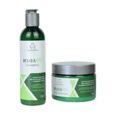 Shampoo + Condicionador Cabelo Danificado e Poroso  Revitamax