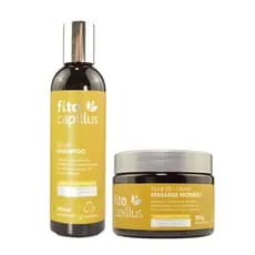 Shampoo 250ml + Oil Cream Massage Moment Fito Capillus Olive