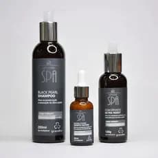 Kit Urbano Spa Black Crescimento e Antiqueda - Shampoo + Coavervado + Magma Power - Grandha