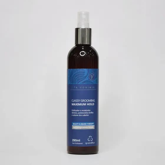 Modelador Vita Hominis Classy Grooming Maximum Hold 290ml - Brilho e Volume - Grandha