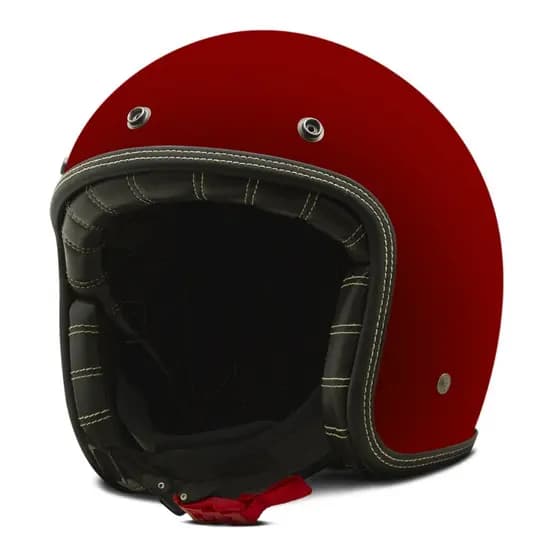 Capacete Moto Aberto Etceter Custom Solid Com Acessórios Viseira Cristal Feminino Masculino Radical