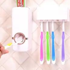 Suporte Para Escova Dispenser De Pasta De Dente Para Banheiro