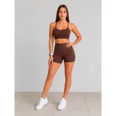 Conjunto Top e Short Alcinha Costa Nadadora Fitness Academia Treino