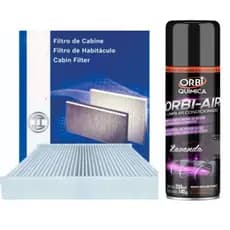 Kit Filtro Ar Condicionado Bosch + Higienizador Gm Captiva