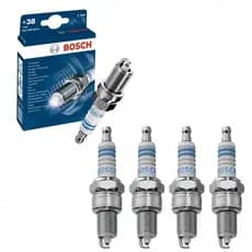 Jogo De Velas GM Celta Corsa Meriva Vectra Zafira Fiat Strada Punto Palio Siena 1.8 Bosch Original