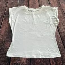 Blusa Feminina Muscle Tee Branca Algodão M