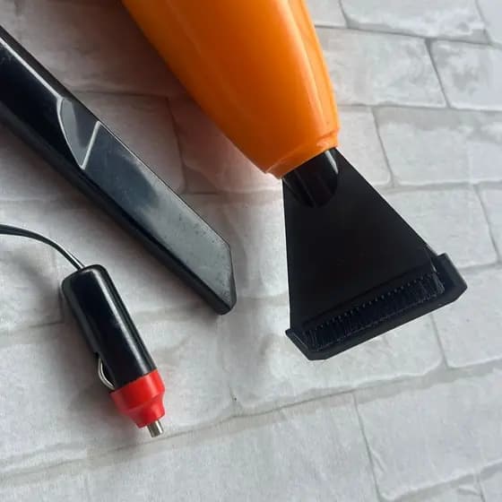 aspirador de pó de carro portátil laranja 12v 3600pa portabl