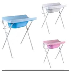 Banheira Com Suporte Dobrável e Trocador, 25l, até 30kg