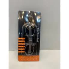 Tesoura de Metal Dobrável Portátil de Bolso Pequena Costura Arremate Cortar de Metal Aço Metal Resistente Alta Qualidade