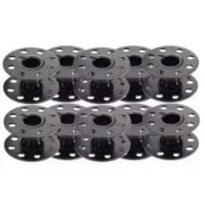 10 Bobina Carretilhas Canelinha Maquina Reta Industrial Furada