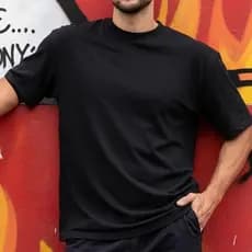 Camiseta Oversized Masculina Streetwear Gola Redonda Caimento Solto Do P Ao G4