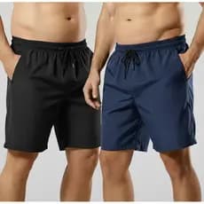 Kit 2 Shorts Masculinos Tactel Estilo Esportivo e Casual
