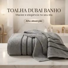 Toalha de Banho Grande Dubai Felpuda Macia Premium 100% Algodão Ótima Absorção
