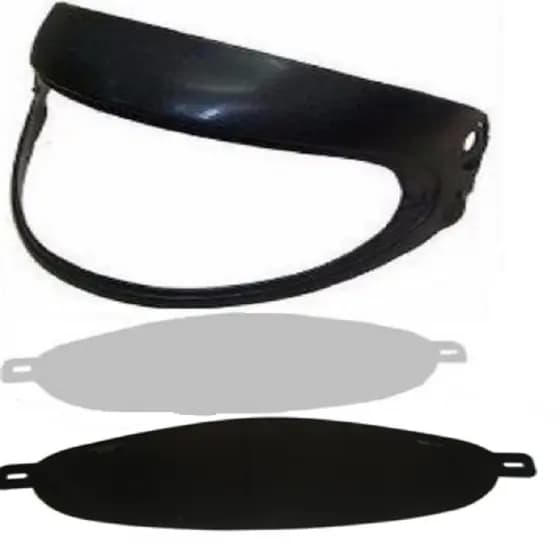 Pala Capacete Gow + Viseira Cristal e Viseira Fume
