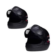 Kit 2 Capacete Taurus San Marino Classic Preto Fosco 60