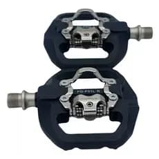 Pedal Bicicleta Mtb Plataforma Clipado + Taquinhos Alumínio