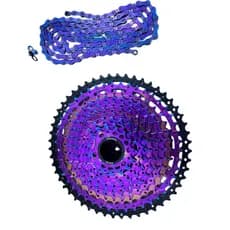 Kit Cassete Bike Evolo Camaleão + Corrente Sumc Indexada 12v