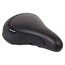 Selim Banco Gta Dirt Jump Dh Grau Bike Bmx Freeride   Estilo Ddk Gios - Comprimento 23 Cm Largura 15.5 Cm - Cor Preto