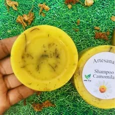 Shampoo Sólido Camomila Vegano Brilho e Luminosidade