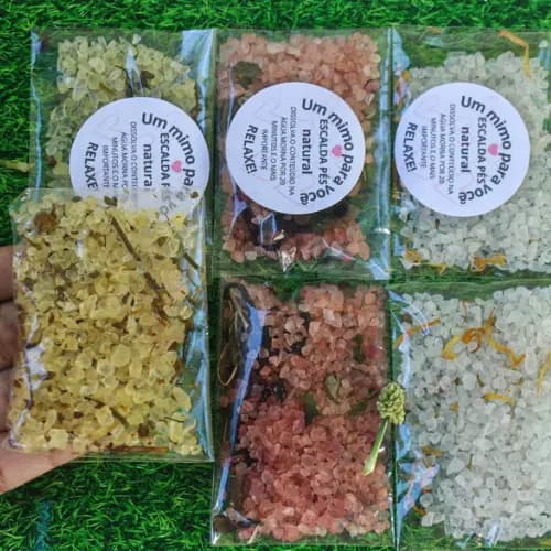 10 escalda pés natural para brindes e presentes eventos ENVIO EM 24 HORAS