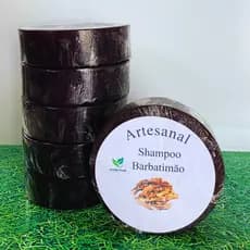 Shampoo de Barbatimão Barra Natural, Anti-caspa, Seborreia, Fortalecedor, com Calêndula e Aveia - Artesanal Fitoterápico